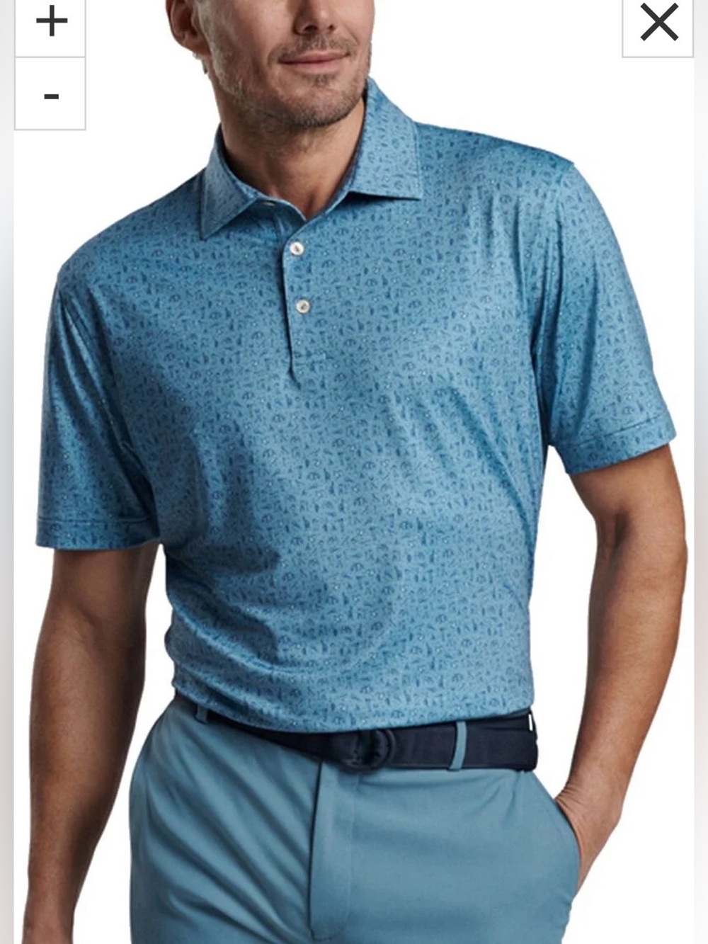 Peter Millar Hole In One Performance Jersey Polo Men's XXL
